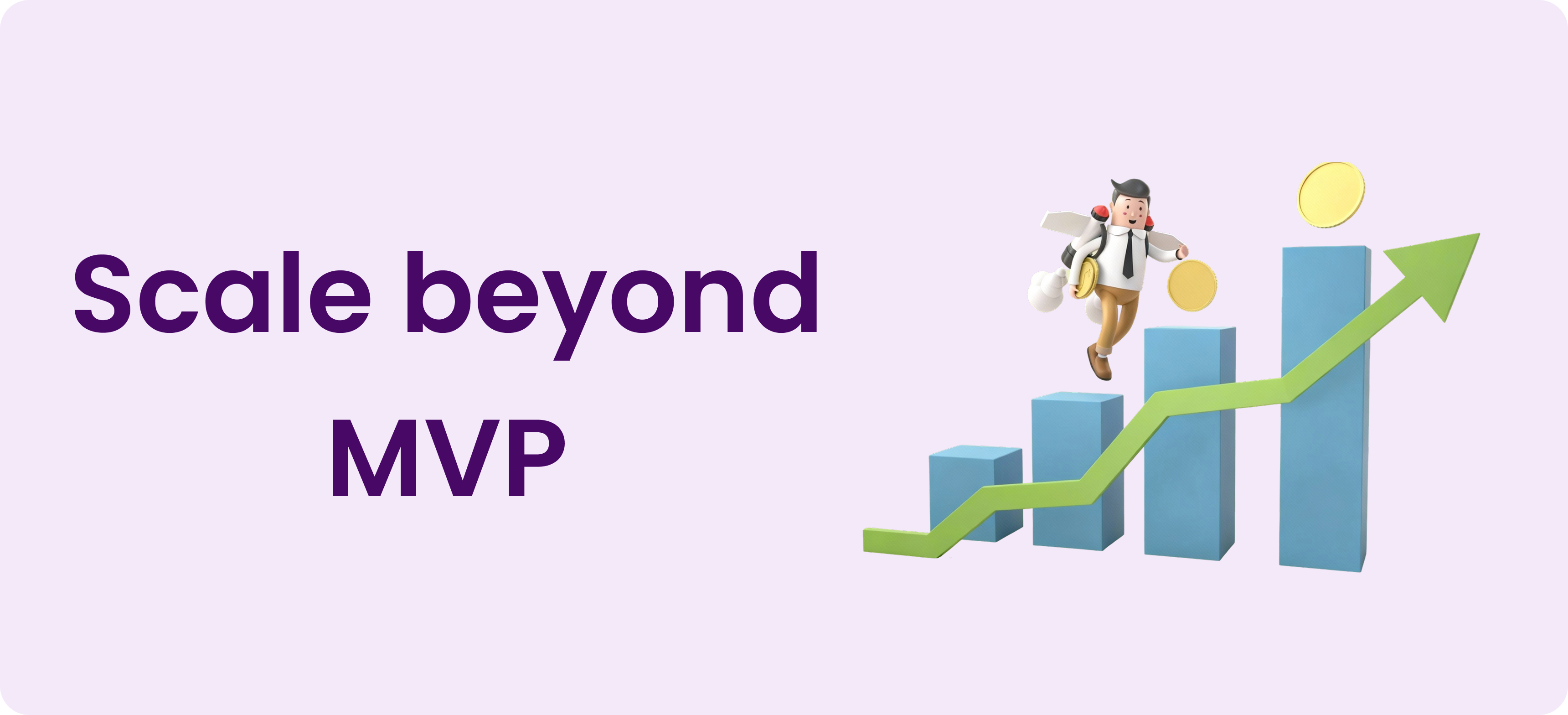 3D illustration of money going down a purple arrow